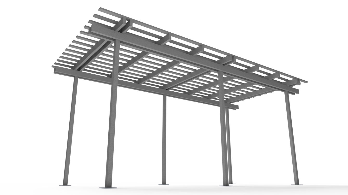 Free-Standing Pergola - 40lb Snowload