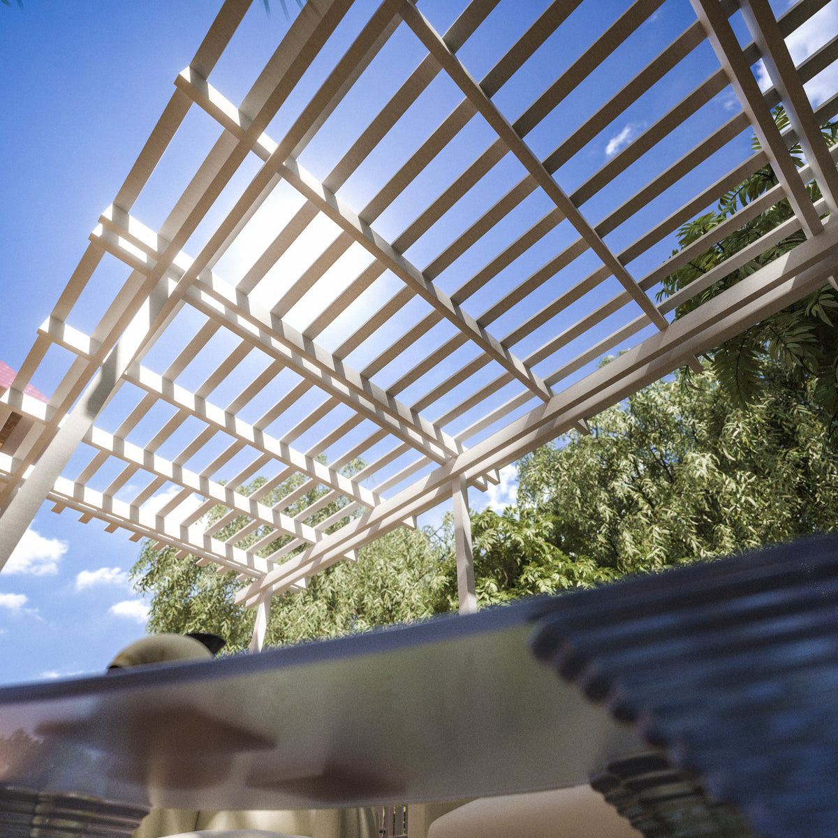 Aluminum Patio Cover & Open Lattice Pergola Awnings - Heritage Patios