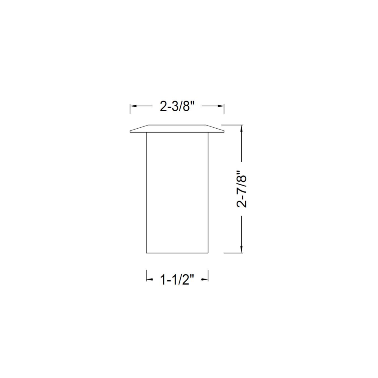 Mortirolo Antique Brass In Ground Well Light