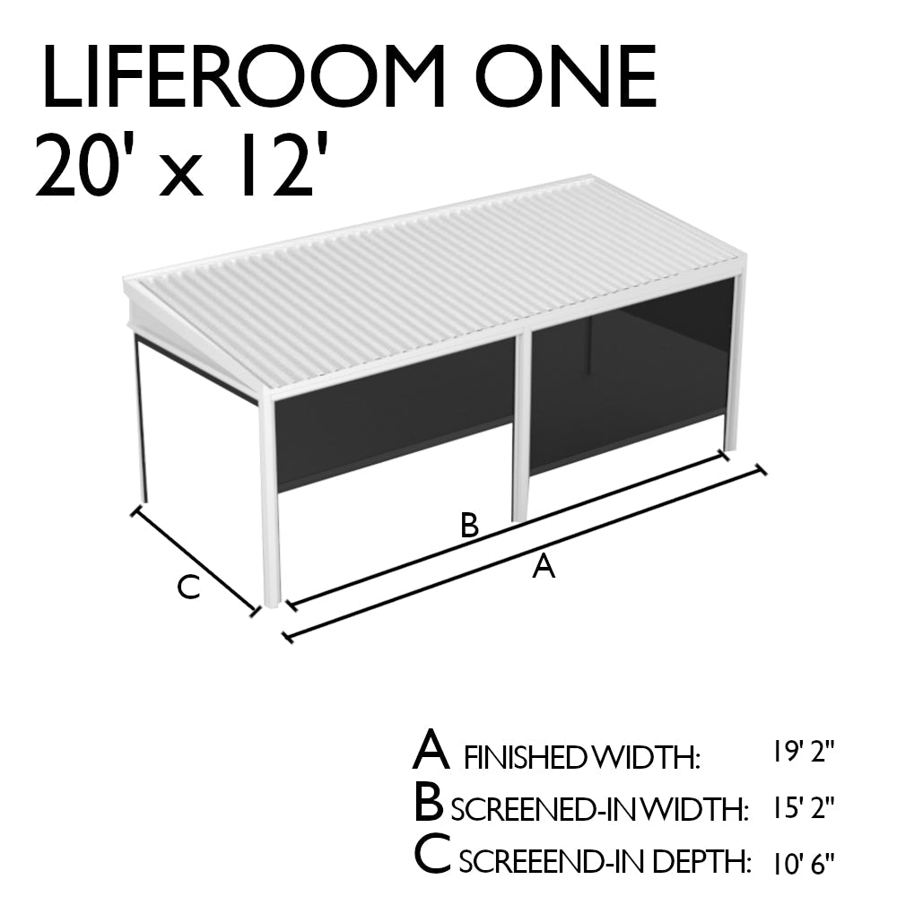 LifeRoom One - 20lb Snowload